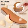 imageLittleplum Womens Sandals Arch Support Slingback Sandals Summer Beach Shoes Ankle Strap Thong Elastic Flat SandalsChic Brown