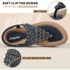 imageLittleplum Womens Sandals Arch Support Slingback Sandals Summer Beach Shoes Ankle Strap Thong Elastic Flat SandalsClassic Blue