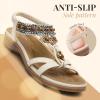 imageLittleplum Womens Sandals Arch Support Summer Beach Sandals Comfort Walking Shoes Bohemian Flip Flops Sandals for WomenCasual Cream White