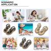 imageLittleplum Womens Sandals Comfort Arch Support Sandals Summer Walking Shoes Casual Ankle Elastic Flip Flops SandalsChic Brown