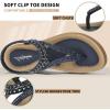 imageLittleplum Womens Sandals Arch Support Slingback Rhinestone Dressy Sandals Comfort Summer Shoes Ankle Strap Elastic Flats for Beach WalkingElegant Dark Blue
