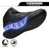 imageASHION Kids Basketball Shoes Boys Girls Sneakers MidTop Lace Up Cushion Anti Slip Athletic Outdoor Sport Shoes for UnisexChildBlack