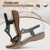imageLittleplum Sandals Women Flat Dressy Sandal Summer Comfortable Slipon Casual Beach Shoes Dress Bohemian Ankle Elastic Flats SandalsComfortable Black
