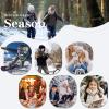 imageLittleplum Boys Snow Boots Winter Warm Booties Antiskid Hiking Outdoor Shoes Ankle Boots for KidsBlackGreen