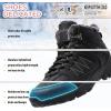 imageLittleplum Snow Boots for WomenWarm Fur Line Anti Slip Womens Winter BootsFashion Ankle Booties Sneakers for Outdoor HikingAll Black