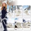 imageLittleplum Snow Boots for WomenWarm Fur Line Anti Slip Womens Winter BootsFashion Ankle Booties Sneakers for Outdoor HikingBeige