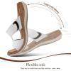 image:imageLittleplum Womens Sandals Arch Support Slides  Comfortable Flat Sandals for Women Summer Breathable Flipflops Walking Shoes for BeachTravelFashion White