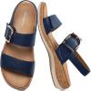 image:imageLittleplum Sandals for Women Arch Support  Comfortable Flat Womens Sandals Summer Breathable Adjustable Orthotic Walking Shoes for BeachTravelFashion Royal Blue