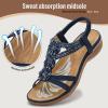 image:imageLittleplum Sandals for Women Handmade Arch Support Summer Womens sandals Comfort Walking Orthopedic Bohemian Flip FlopComfortable Blue