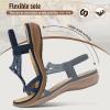 image:imageLittleplum Sandals for Women Handmade Arch Support Summer Womens sandals Comfort Walking Orthopedic Bohemian Flip FlopComfortable Blue