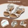 image:imageLittleplum Sandals for Women Handmade Arch Support Summer Womens sandals Comfort Walking Orthopedic Bohemian Flip FlopComfortable White