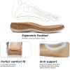 image:imageLittleplum Women Flat Sandals Orthopedic Arch Support Adjustable Strap Comfortable Summer Walking Sandals for Beach Travel Casual DressyCasual Apricot