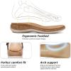 image:imageLittleplum Women Flat Sandals Orthopedic Arch Support Adjustable Strap Comfortable Summer Walking Sandals for Beach Travel Casual DressyCasual Black