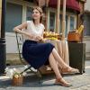 image:imageLittleplum Women Flat Sandals Orthopedic Arch Support Adjustable Strap Comfortable Summer Walking Sandals for Beach Travel Casual DressyClassic Brown