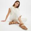 image:imageLittleplum Women Flat Sandals Orthopedic Arch Support Adjustable Strap Comfortable Summer Walking Sandals for Beach Travel Casual DressyClassic Brown