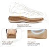 image:imageLittleplum Women Slides Sandals Arch Support Open Toe Slip on Sandals Soft Cushion Slippers Comfy Casual Summer Shoes for WalkingBeachTravelRetro Apricot