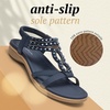 image:imageLittleplum Womens Sandals Comfort Arch Support Sandals Summer Walking Shoes Casual Ankle Elastic Flip Flops ShoesRetro Royalblue