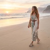 image:imageLittleplum Women Flats Sandals Arch Support OpenToe Casual Summer Low Wedge Shoes for Daily Beach Walking Dressy Comfy Summer Sandals1817Silver