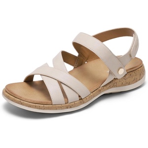 image:imageLittleplum Orthopedic Sandals for Women Arch Support  Comfortable Flat Sandals Dressy Orthotic Summer Shoes for Walking Work Beach with Adjustable StrapApricot