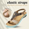 image:imageLittleplum Womens Arch Support Sandals Comfortable Orthopedic Walking Sandals Bohemian Summer Beach Flip FlopsClassic Apricot