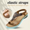 image:imageLittleplum Womens Arch Support Sandals Comfortable Orthopedic Walking Sandals Bohemian Summer Beach Flip FlopsClassic Brown