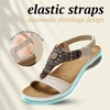 image:imageLittleplum Womens Arch Support Sandals Comfortable Orthopedic Walking Sandals Bohemian Summer Beach Flip FlopsClassic White