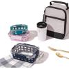 imageEllo Duraglass Mixed Meal Prep Sets LeakProof Glass Food Storage Containers with Silicone Sleeves and Airtight BPAFree Lids Dishwasher Microwave and Freezer SafeSpring Mixed Set