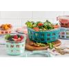 imageEllo Duraglass Mixed Meal Prep Sets LeakProof Glass Food Storage Containers with Silicone Sleeves and Airtight BPAFree Lids Dishwasher Microwave and Freezer Safe5 Mixed Sets