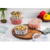 imageEllo Duraglass Mixed Meal Prep Sets LeakProof Glass Food Storage Containers with Silicone Sleeves and Airtight BPAFree Lids Dishwasher Microwave and Freezer SafeMelon Rounds