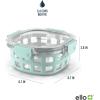 imageEllo Duraglass Mixed Meal Prep Sets LeakProof Glass Food Storage Containers with Silicone Sleeves and Airtight BPAFree Lids Dishwasher Microwave and Freezer SafeMelon Rounds