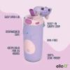 imageEllo Ellies 12oz Vacuum Insulated Stainless Steel Kids Water Bottle with Straw and Builtin Carrying Handle and LeakProof Locking Lid for School Backpack Lunchbox and Outdoor SportsCat