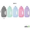imageEllo Hydra 64oz Half Gallon Water Jug with Handle and Motivational Time Markers for All Day Hydration Plastic Reusable Water Bottle with Straw and Locking Leak Proof Lid BPA FreeLilac