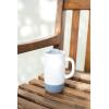 imageEllo Jane 18oz Ceramic Travel Mug with Handle SplashResistant Slider Lid and Builtin Coaster Perfect for Coffee and Tea BPA Free Dishwasher Safe Gift for Holiday Him Her Mothers DayGray