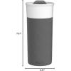 imageEllo Ogden 16oz Ceramic Travel Mug with SplashResistant Slider Lid and Protective Silicone Sleeve Perfect for Coffee or Tea BPAFree Gift for Holiday Him Her Mothers Day Dishwasher SafeGray