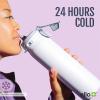 imageEllo Pop ampamp Fill Stainless Steel Water Bottle with Quick Fill Technology Double Walled Vacuum Insulated Metal Leak Proof Locking Lid Sip ampamp Chug BPA Free Holiday Gift for Him Her 22oz 32oz 40ozRaincloud