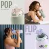 imageEllo Pop ampamp Fill Stainless Steel Water Bottle with Quick Fill Technology Double Walled Vacuum Insulated Metal Leak Proof Locking Lid Sip ampamp Chug BPA Free Holiday Gift for Him Her 22oz 32oz 40ozPastel Paradise