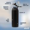 imageEllo Pop ampamp Fill Stainless Steel Water Bottle with Quick Fill Technology Double Walled Vacuum Insulated Metal Leak Proof Locking Lid Sip ampamp Chug BPA Free Holiday Gift for Him Her 22oz 32oz 40ozTonal Black