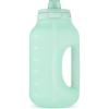 imageEllo Hydra 64oz Half Gallon Water Jug with Handle and Motivational Time Markers for All Day Hydration Plastic Reusable Water Bottle with Straw and Locking Leak Proof Lid BPA FreeYucca