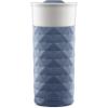 imageEllo Ogden 16oz Ceramic Travel Mug with SplashResistant Slider Lid and Protective Silicone Sleeve Perfect for Coffee or Tea BPAFree Gift for Holiday Him Her Mothers Day Dishwasher SafeEvening Blue