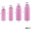 imageEllo Cooper 22oz Stainless Steel Water Bottle with Straw and Carry Handle Double Walled and Vacuum Insulated Metal Leak Proof Locking Lid with Soft Silicone Spout Reusable BPA Free BlackBubblegum