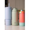 imageEllo Cooper 22oz Stainless Steel Water Bottle with Straw and Carry Handle Double Walled and Vacuum Insulated Metal Leak Proof Locking Lid with Soft Silicone Spout Reusable BPA Free BlackSage