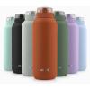 imageEllo Cooper 22oz Stainless Steel Water Bottle with Straw and Carry Handle Double Walled and Vacuum Insulated Metal Leak Proof Locking Lid with Soft Silicone Spout Reusable BPA Free BlackBonfire