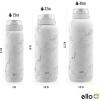 imageEllo Cooper 22oz Stainless Steel Water Bottle with Straw and Carry Handle Double Walled and Vacuum Insulated Metal Leak Proof Locking Lid with Soft Silicone Spout Reusable BPA Free BlackWhite Marble