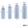 imageEllo Cooper 22oz Stainless Steel Water Bottle with Straw and Carry Handle Double Walled and Vacuum Insulated Metal Leak Proof Locking Lid with Soft Silicone Spout Reusable BPA Free BlackHalogen Blue