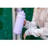 imageEllo Cooper 22oz Stainless Steel Water Bottle with Straw and Carry Handle Double Walled and Vacuum Insulated Metal Leak Proof Locking Lid with Soft Silicone Spout Reusable BPA Free BlackLilac