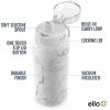 imageEllo Cooper 22oz Stainless Steel Water Bottle with Straw and Carry Handle Double Walled and Vacuum Insulated Metal Leak Proof Locking Lid with Soft Silicone Spout Reusable BPA Free BlackWhite Marble