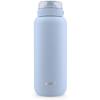 imageEllo Cooper 22oz Stainless Steel Water Bottle with Straw and Carry Handle Double Walled and Vacuum Insulated Metal Leak Proof Locking Lid with Soft Silicone Spout Reusable BPA Free BlackHalogen Blue