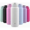 imageEllo Cooper 22oz Stainless Steel Water Bottle with Straw and Carry Handle Double Walled and Vacuum Insulated Metal Leak Proof Locking Lid with Soft Silicone Spout Reusable BPA Free BlackWhite
