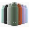 imageEllo Cooper 22oz Stainless Steel Water Bottle with Straw and Carry Handle Double Walled and Vacuum Insulated Metal Leak Proof Locking Lid with Soft Silicone Spout Reusable BPA Free BlackAcorn Squash