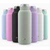 imageEllo Cooper 22oz Stainless Steel Water Bottle with Straw and Carry Handle Double Walled and Vacuum Insulated Metal Leak Proof Locking Lid with Soft Silicone Spout Reusable BPA Free BlackSage